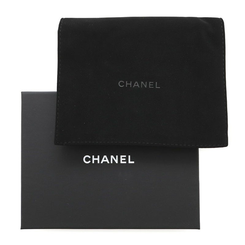 シャネル 三つ折財布 ボーイシャネル ココマーク スモールウォレット キャビアスキン A84432 CHANEL 黒