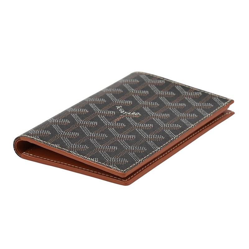 ゴヤール 長財布 PVC レザー GOYARD ヘリンボーン 黒
