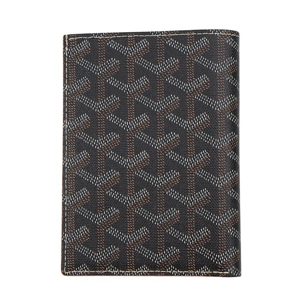 ゴヤール 長財布 PVC レザー GOYARD ヘリンボーン 黒