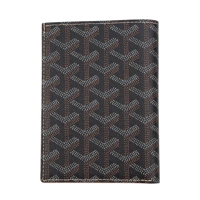 ゴヤール 長財布 PVC レザー GOYARD ヘリンボーン 黒