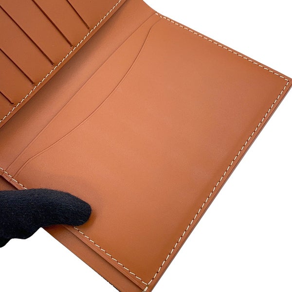 ゴヤール 長財布 PVC レザー GOYARD ヘリンボーン 黒