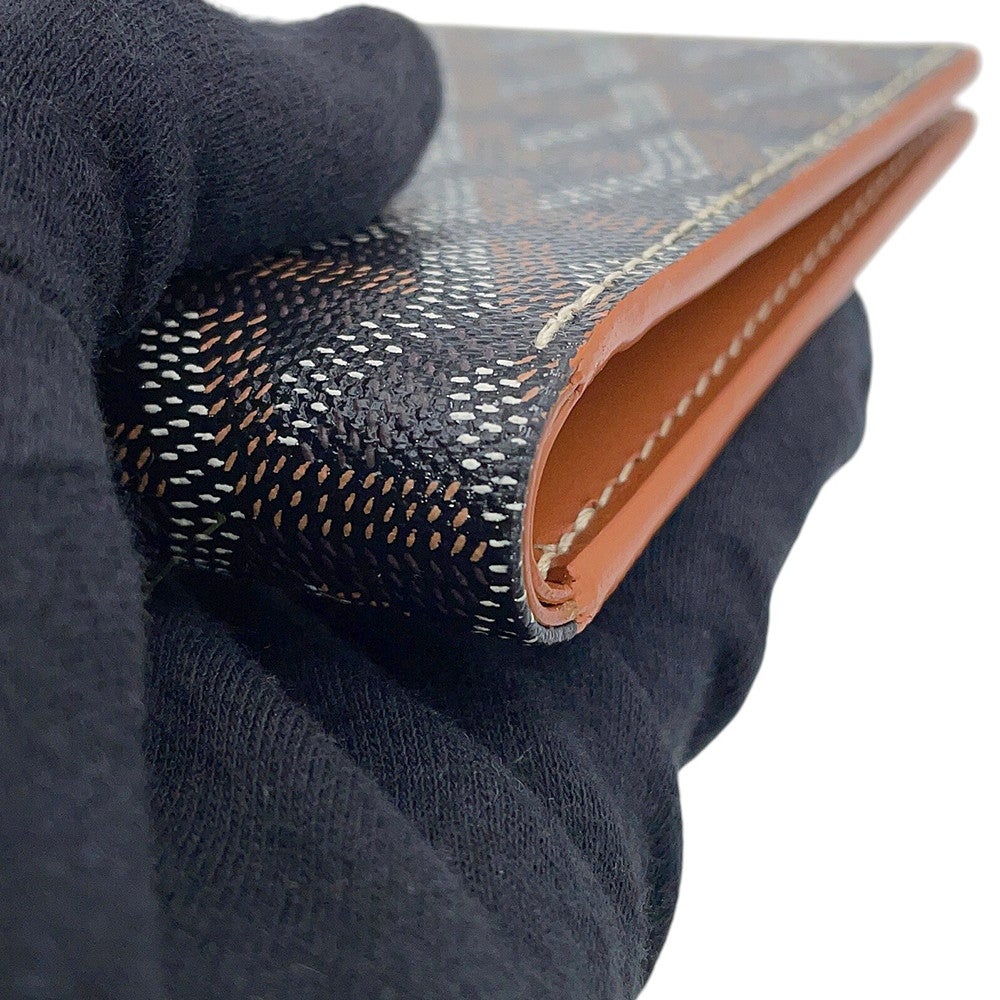 ゴヤール 長財布 PVC レザー GOYARD ヘリンボーン 黒 | 中古・新品