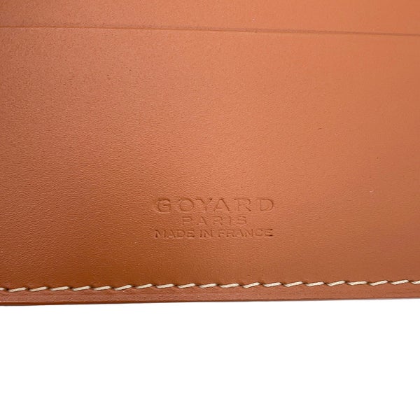 ゴヤール 長財布 PVC レザー GOYARD ヘリンボーン 黒