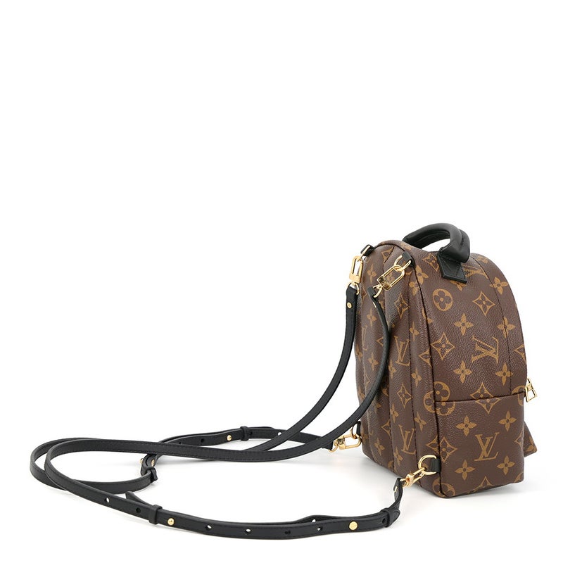 ルイヴィトン リュック モノグラム パームスプリングス バックパック MINI M44873 LOUIS VUITTON ミニバッグ 黒 ブラック
