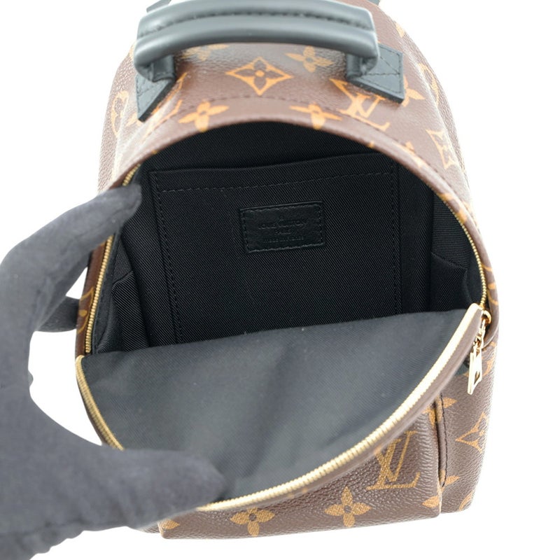 ルイヴィトン リュック モノグラム パームスプリングス バックパック MINI M44873 LOUIS VUITTON ミニバッグ 黒 ブラック