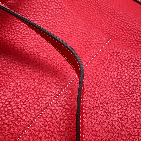 エルメス ハンドバッグ アルザン31 ルージュカザック/シルバー金具 トリヨンクレマンス D刻印 ２wayショルダー