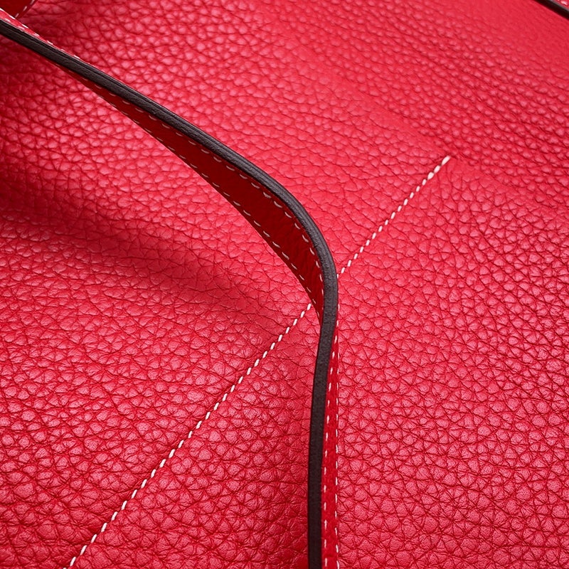 エルメス ハンドバッグ アルザン31 ルージュカザック/シルバー金具 トリヨンクレマンス D刻印 ２wayショルダー