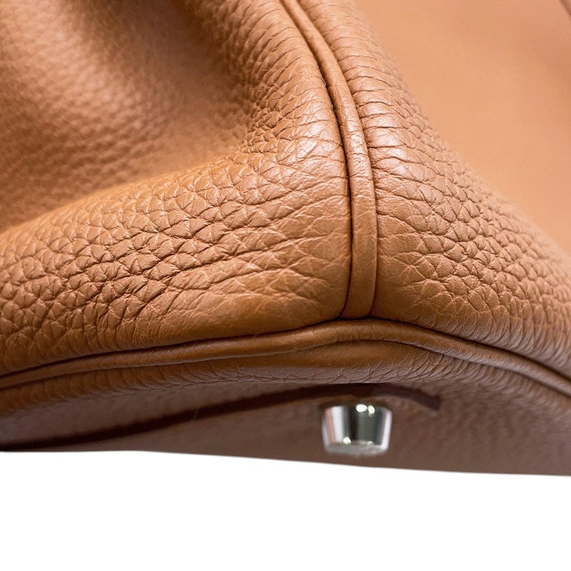 エルメス バーキン35 オフィサー ゴールド/ジョーヌアンブル/シルバー金具 トゴ/スイフト C刻印 HERMES Birkin ハンドバッグ