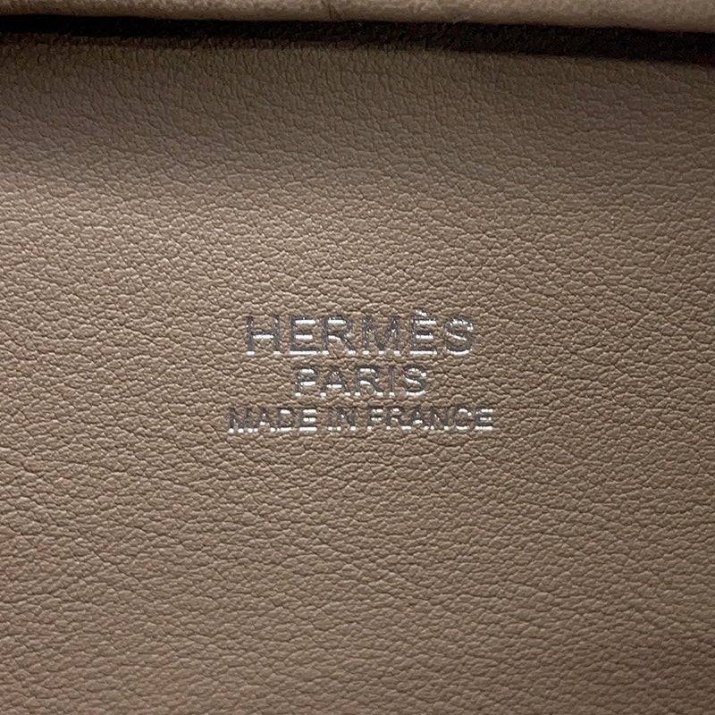 エルメス ハンドバッグ プリュム ミニ エトゥープ/シルバー金具 スイフト G刻印 HERMES バッグ