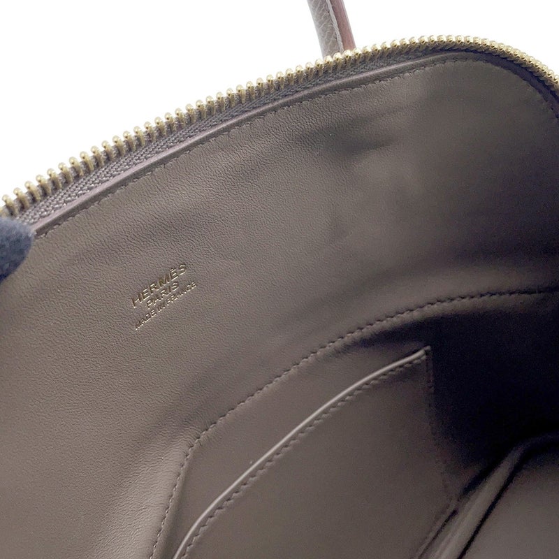 エルメス ハンドバッグ ボリード27 エタン/ゴールド金具 エプソン C刻印 ２wayショルダー