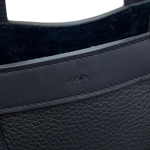 エルメス トートバッグ インザループ 23 ブラック/シルバー金具 トリヨンクレマンス/スイフト B刻印 黒