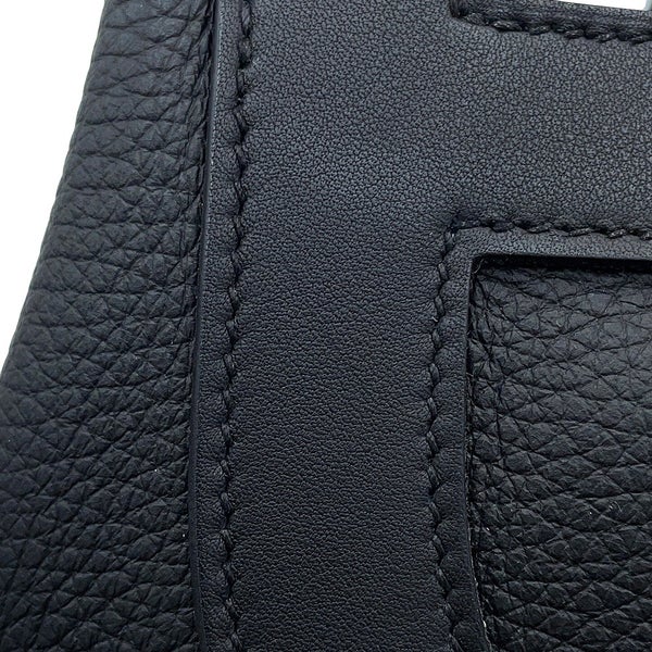 エルメス トートバッグ インザループ 23 ブラック/シルバー金具 トリヨンクレマンス/スイフト B刻印 黒