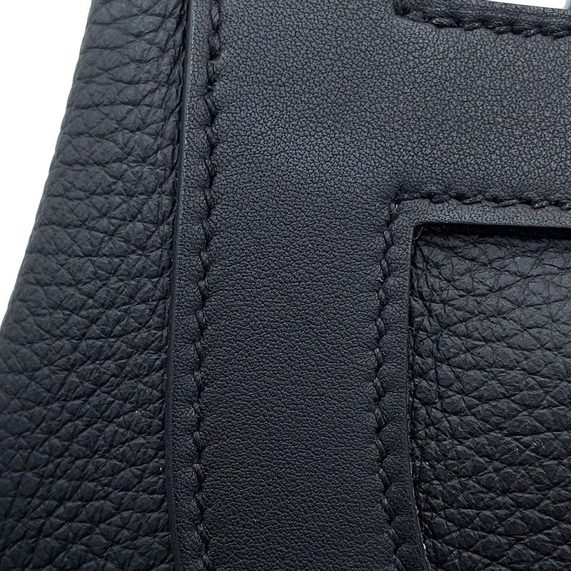エルメス トートバッグ インザループ 23 ブラック/シルバー金具 トリヨンクレマンス/スイフト B刻印 黒