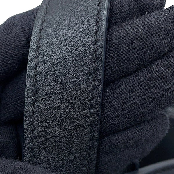 エルメス トートバッグ インザループ 23 ブラック/シルバー金具 トリヨンクレマンス/スイフト B刻印 黒