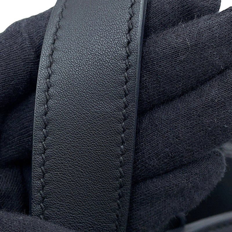 エルメス トートバッグ インザループ 23 ブラック/シルバー金具 トリヨンクレマンス/スイフト B刻印 黒