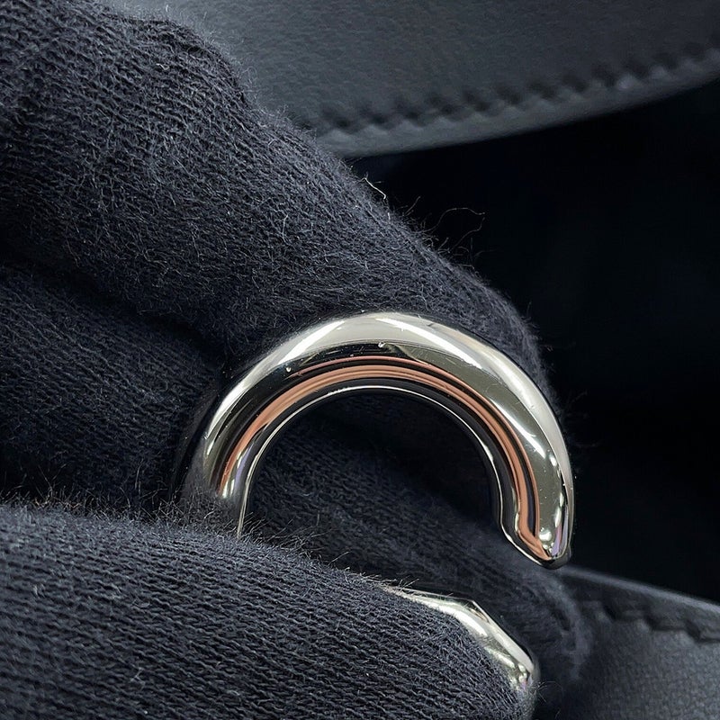 エルメス トートバッグ インザループ 23 ブラック/シルバー金具 トリヨンクレマンス/スイフト B刻印 黒