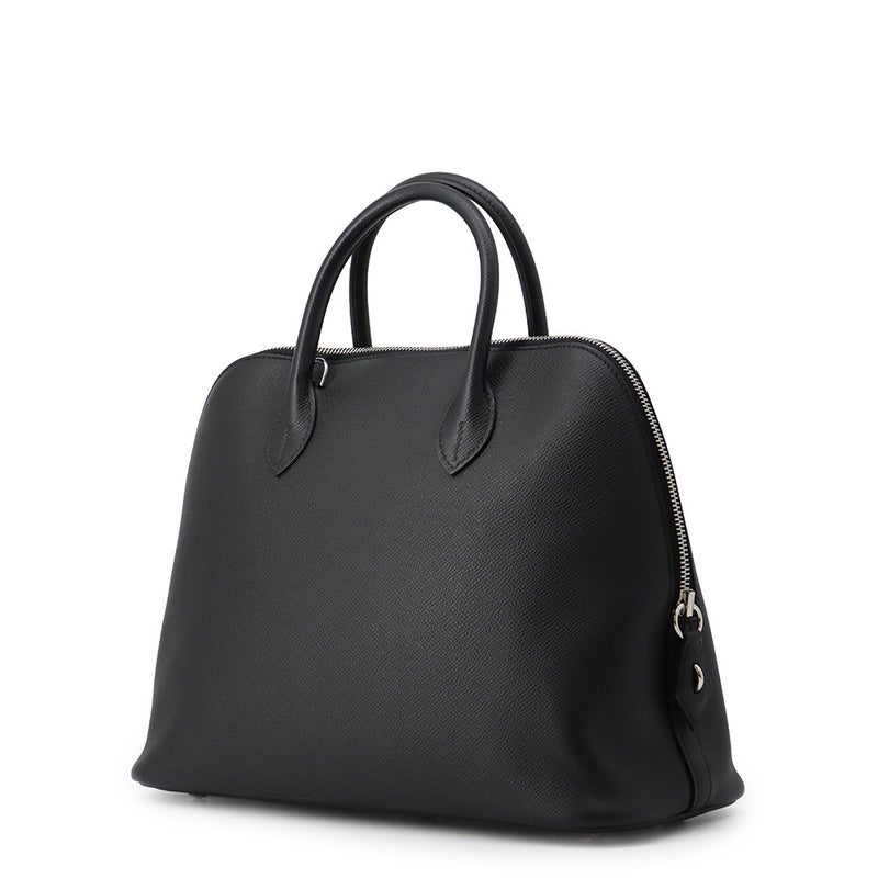 エルメス ハンドバッグ ボリード1923 30 ブラック/シルバー金具 エプソン K刻印 ２wayショルダー 黒