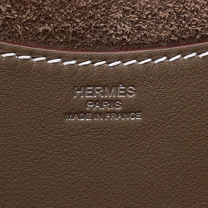 エルメス トートバッグ インザループ 18 エトゥープ/シルバー金具 トリヨンクレマンス G刻印