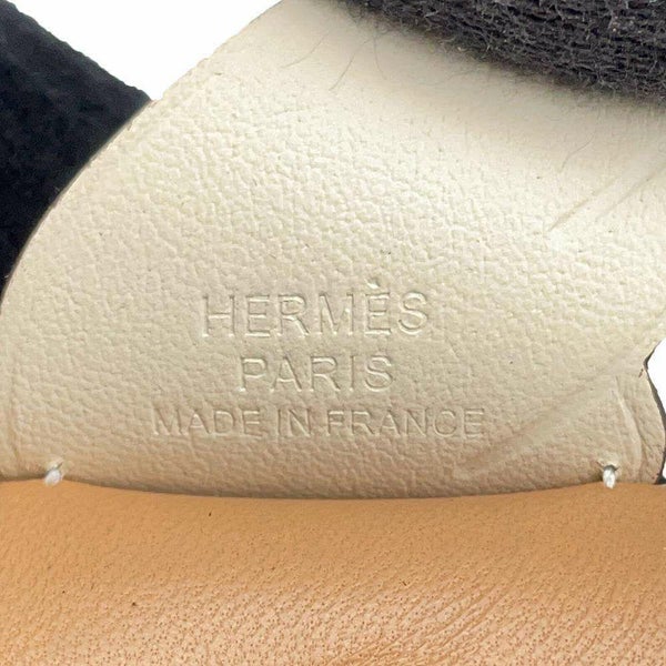 エルメス バッグチャーム ロデオPM ペガサス セサミ/ブラック/ナタ ラムスキン U刻印