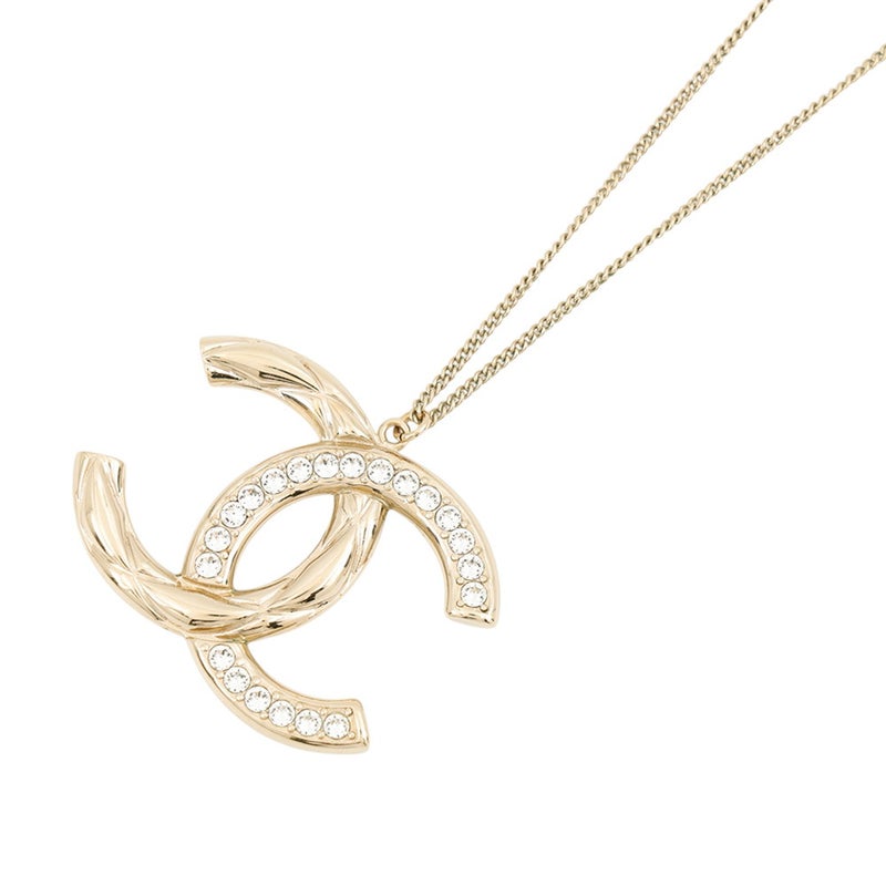 シャネル ネックレス ココマーク メタル ラインストーン B19A AB1456 CHANEL アクセサリー