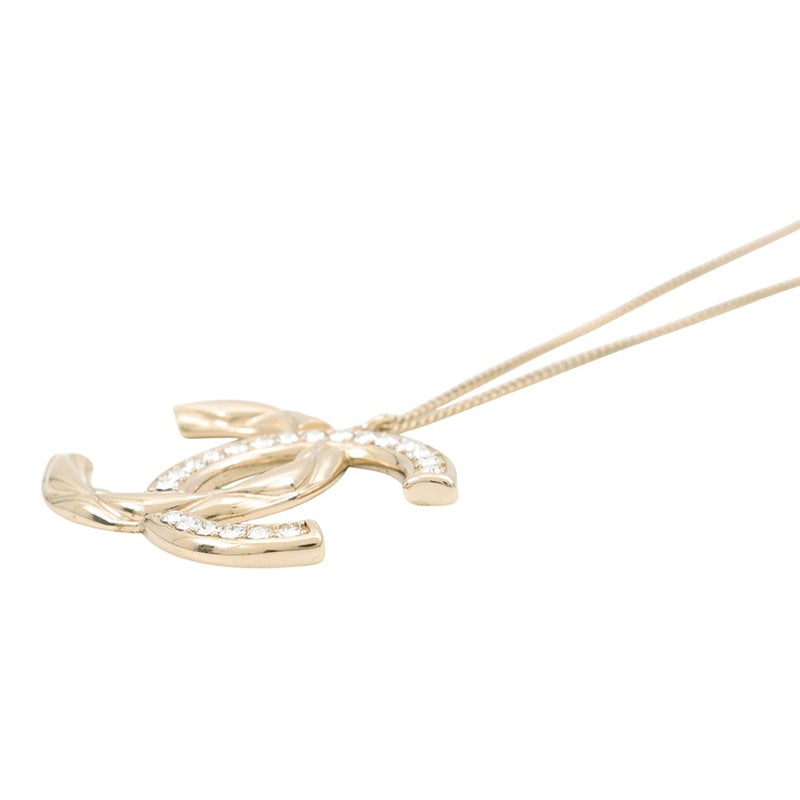 シャネル ネックレス ココマーク メタル ラインストーン B19A AB1456 CHANEL アクセサリー