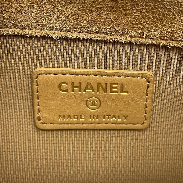 シャネル チェーンショルダーバッグ マトラッセ ココマーク ラムスキン/スエード AP4743 CHANEL 黒