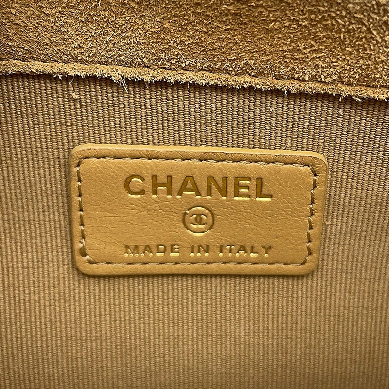 シャネル チェーンショルダーバッグ マトラッセ ココマーク ラムスキン/スエード AP4743 CHANEL 黒