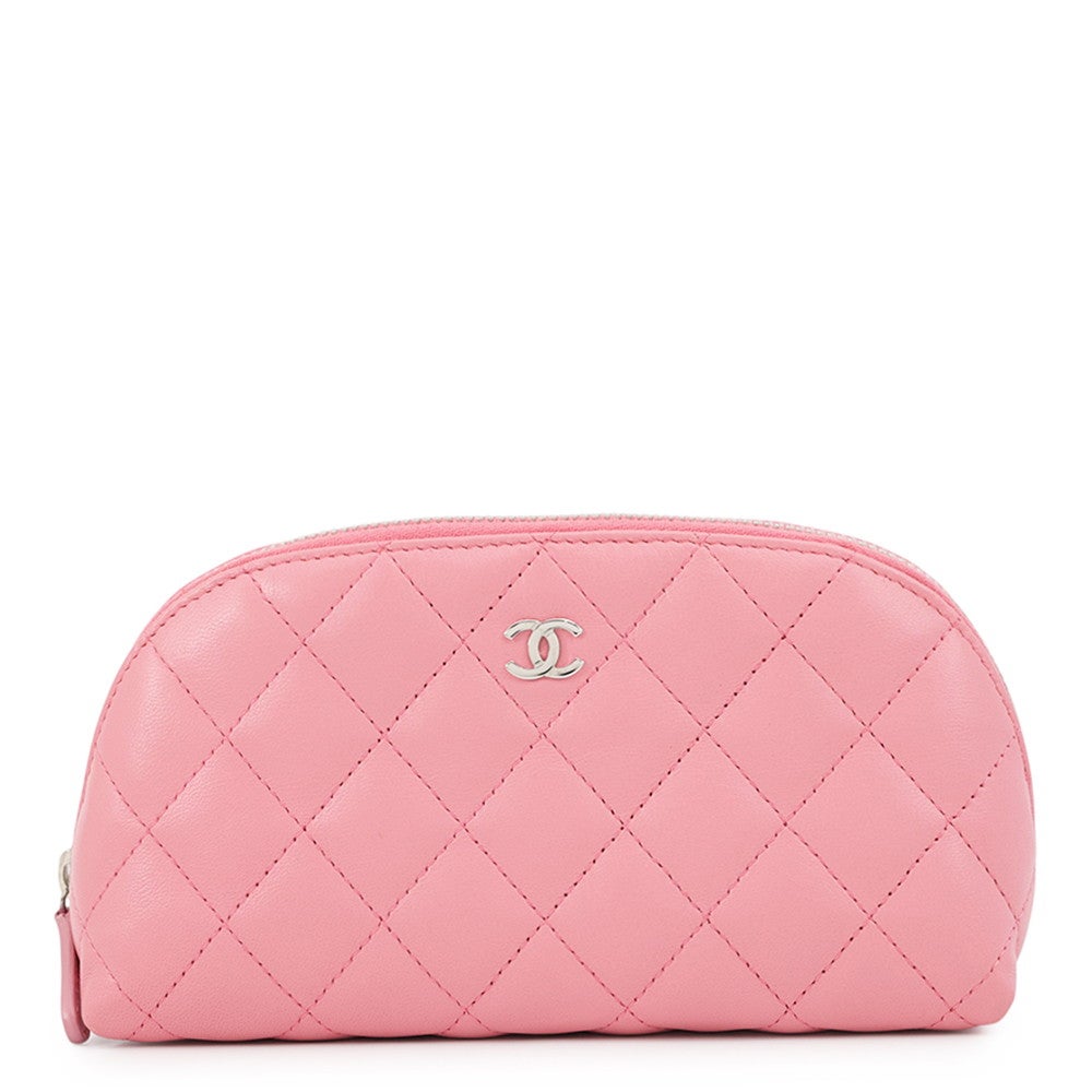 シャネル ポーチ マトラッセ ココマーク ラムスキン A48985 CHANEL