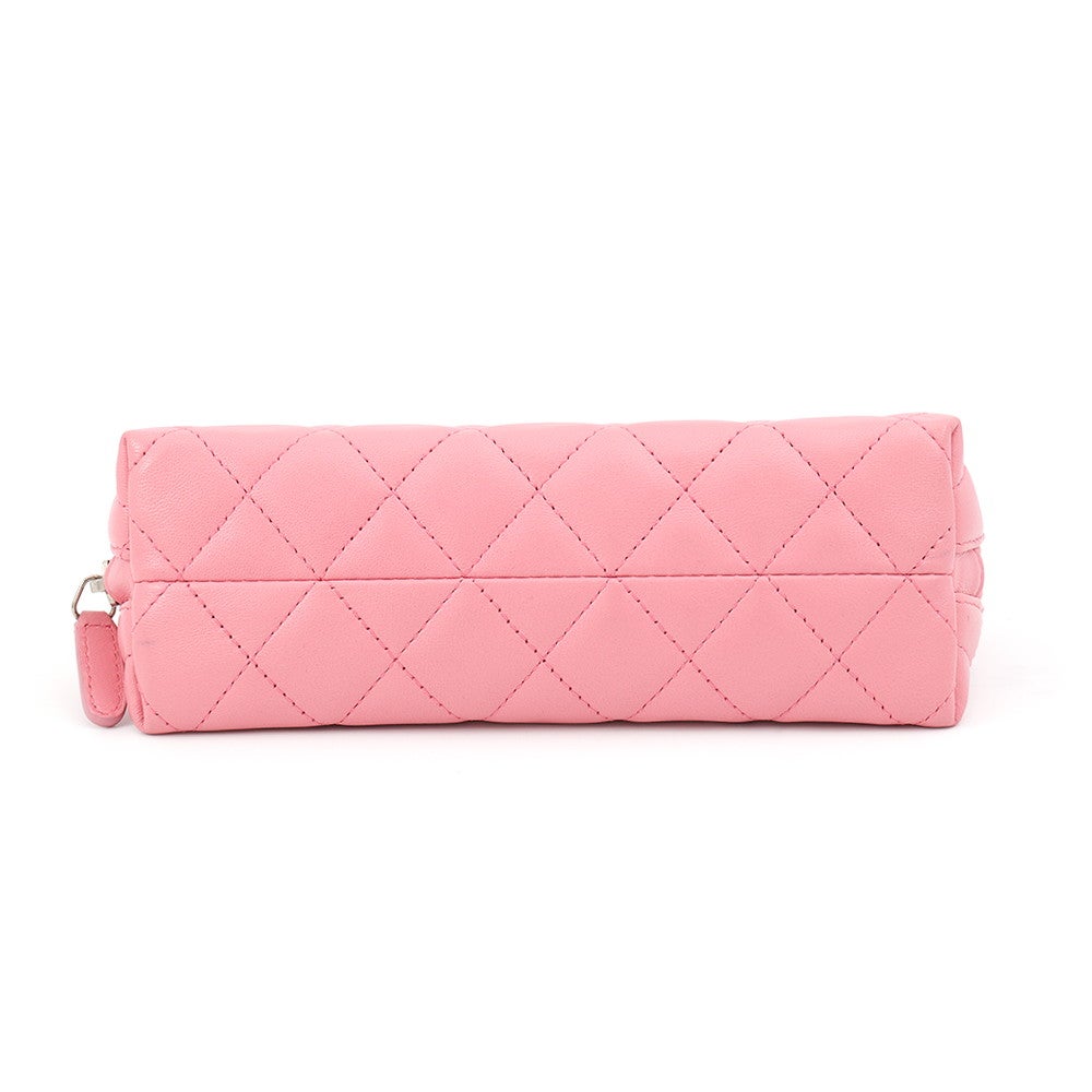シャネル ポーチ マトラッセ ココマーク ラムスキン A48985 CHANEL
