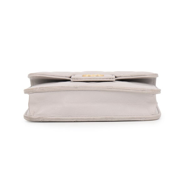 シャネル チェーンショルダーバッグ ミニ マトラッセ ココマーク トップハンドル AP2200 ラムスキン CHANEL