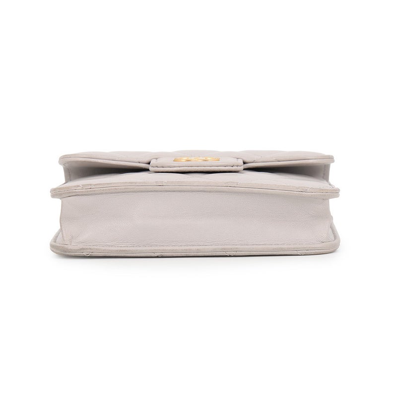 シャネル チェーンショルダーバッグ ミニ マトラッセ ココマーク トップハンドル AP2200 ラムスキン CHANEL