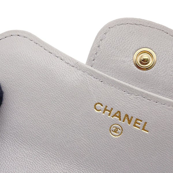 シャネル チェーンショルダーバッグ ミニ マトラッセ ココマーク トップハンドル AP2200 ラムスキン CHANEL
