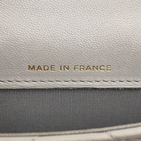 シャネル チェーンショルダーバッグ ミニ マトラッセ ココマーク トップハンドル AP2200 ラムスキン CHANEL