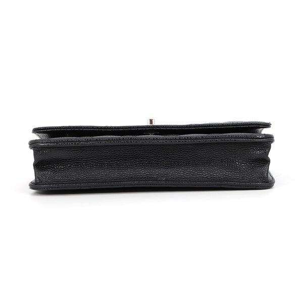 シャネル チェーンウォレット マトラッセ ココマーク キャビアスキン AP4241 CHANEL 財布 黒