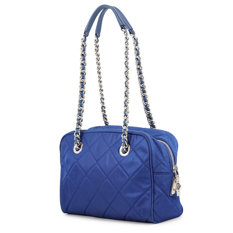 プラダ チェーンショルダーバッグ トライアングルロゴ キルティング ナイロン 1BB072 PRADA アウトレット品