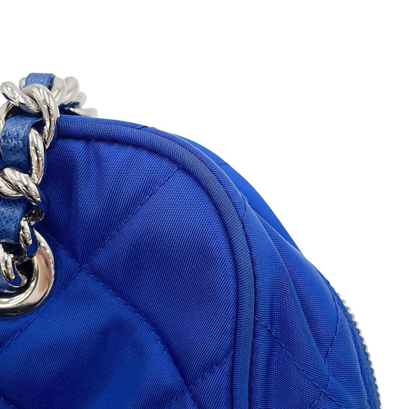 プラダ チェーンショルダーバッグ トライアングルロゴ キルティング ナイロン 1BB072 PRADA アウトレット品