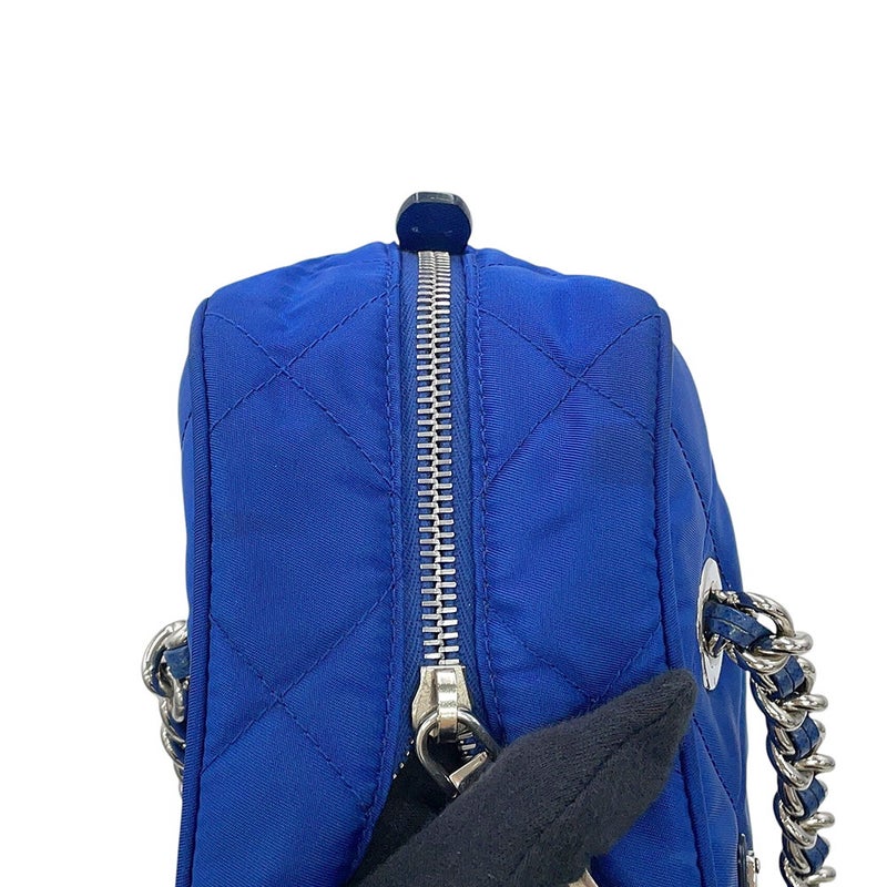 プラダ チェーンショルダーバッグ トライアングルロゴ キルティング ナイロン 1BB072 PRADA アウトレット品