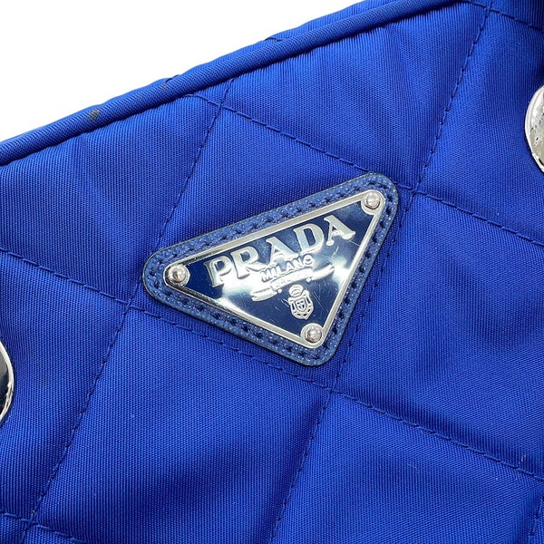 プラダ チェーンショルダーバッグ トライアングルロゴ キルティング ナイロン 1BB072 PRADA アウトレット品