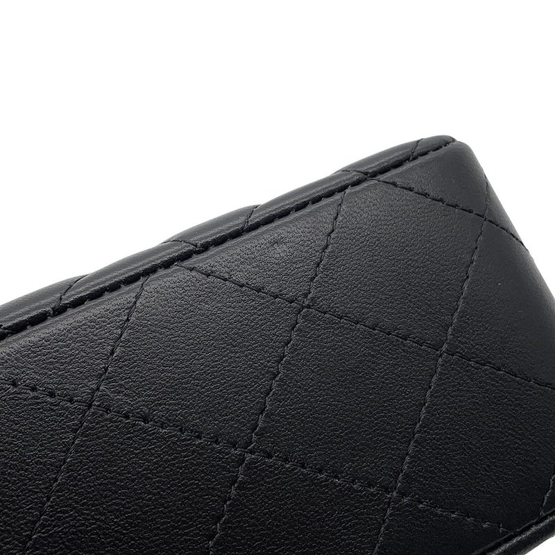 シャネル チェーンショルダーバッグ ココマーク ラムスキン A69900 CHANEL ミニ フラップ バッグ 黒