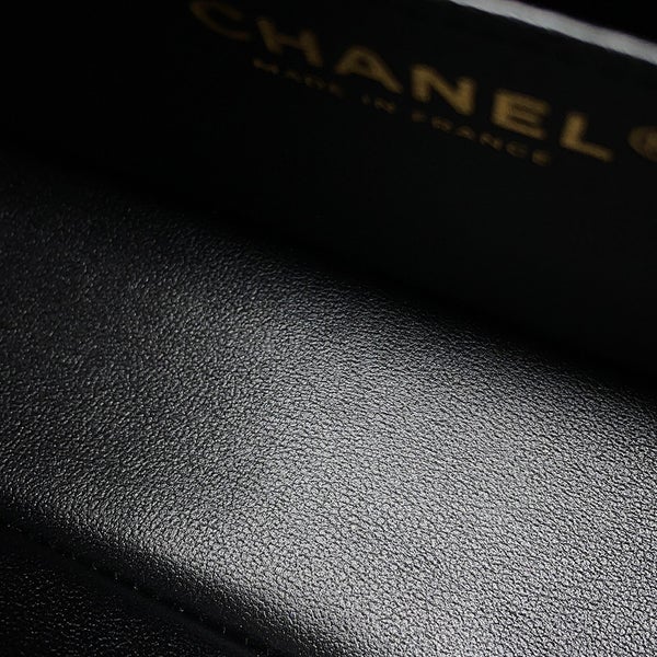 シャネル チェーンショルダーバッグ ココマーク ラムスキン A69900 CHANEL ミニ フラップ バッグ 黒