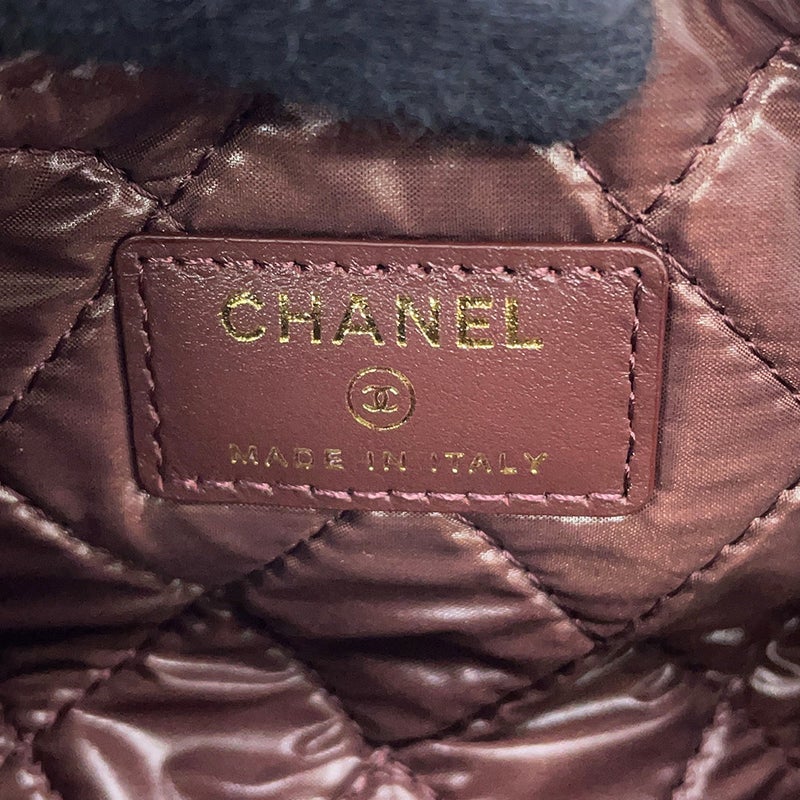 シャネル ポーチ マトラッセ ジップ ポーチ キャビアスキン AP5038 CHANEL 小物入れ 黒