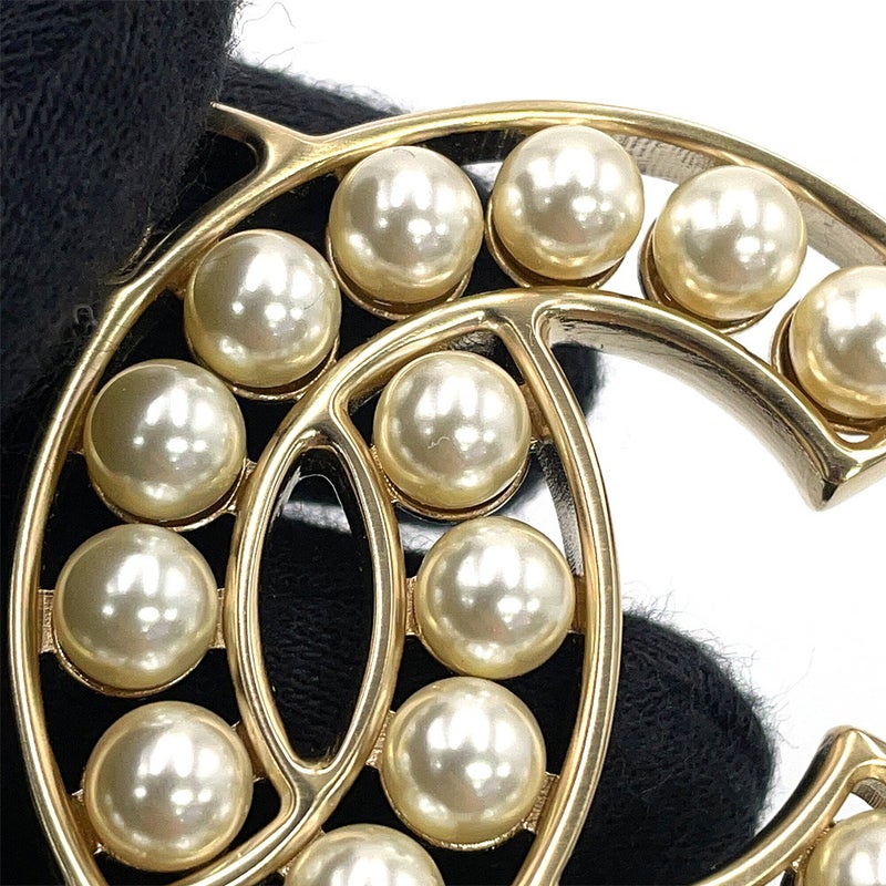 シャネル ブローチ ココマーク メタル フェイクパール A64978 B23V CHANEL アクセサリー