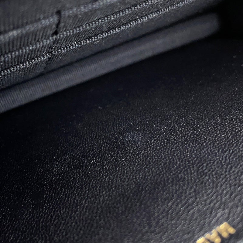 シャネル パールチェーンウォレット マトラッセ ココマーク ラムスキン AP1841 CHANEL 財布 黒