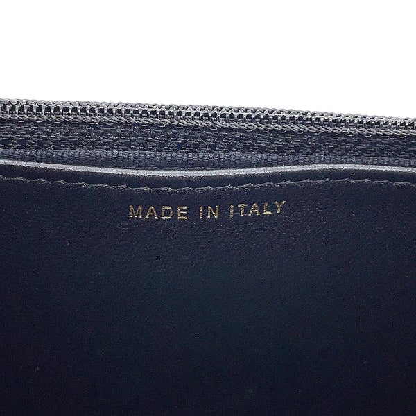 シャネル パールチェーンウォレット マトラッセ ココマーク ラムスキン AP1841 CHANEL 財布 黒