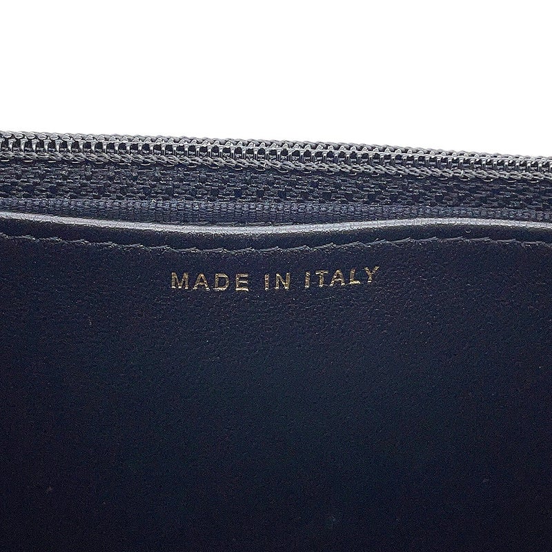 シャネル パールチェーンウォレット マトラッセ ココマーク ラムスキン AP1841 CHANEL 財布 黒