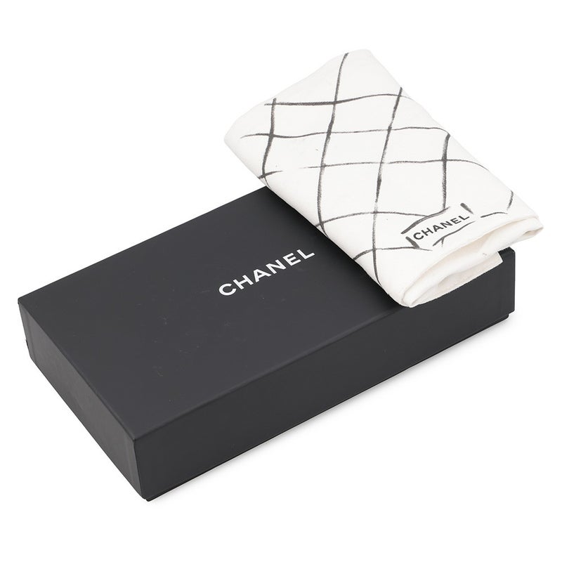 シャネル パールチェーンウォレット マトラッセ ココマーク ラムスキン AP1841 CHANEL 財布 黒