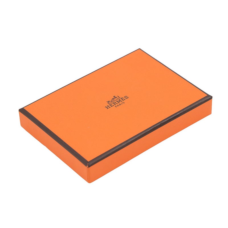 エルメス カードケース ドアド グリパンタン/ブラック エプソン K刻印 HERMES カード