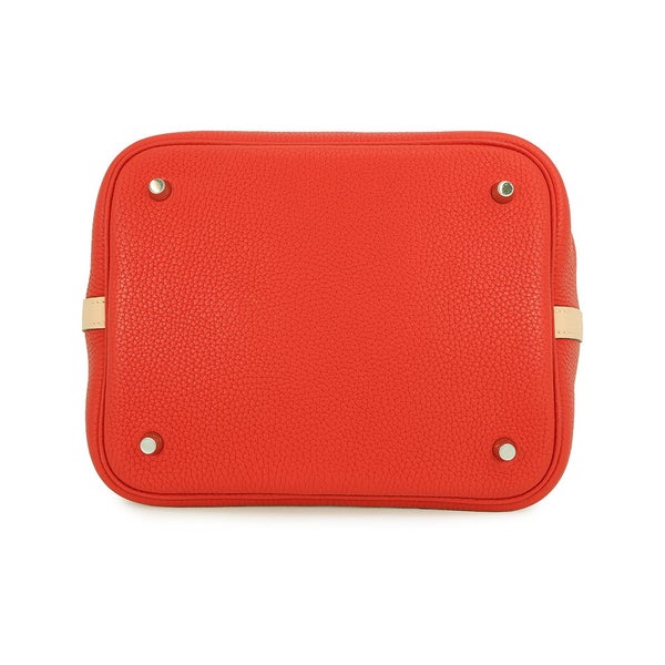 エルメス ピコタンロックPM タッチ ルージュトマト/ローズエグランタイン/シルバー金具 トリヨンクレマンス/スイフト X刻印