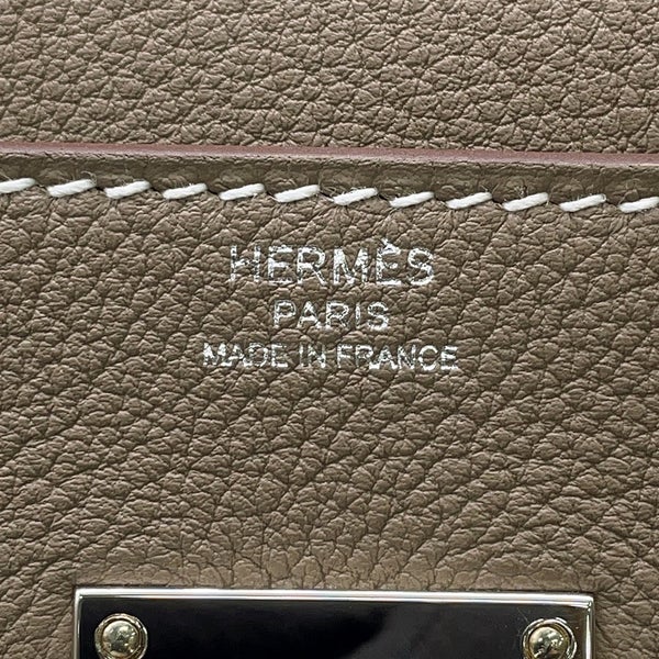 エルメス ケリーメッセンジャーPM エトゥープ/シルバー金具 エバーカラー G刻印 HERMES バッグ