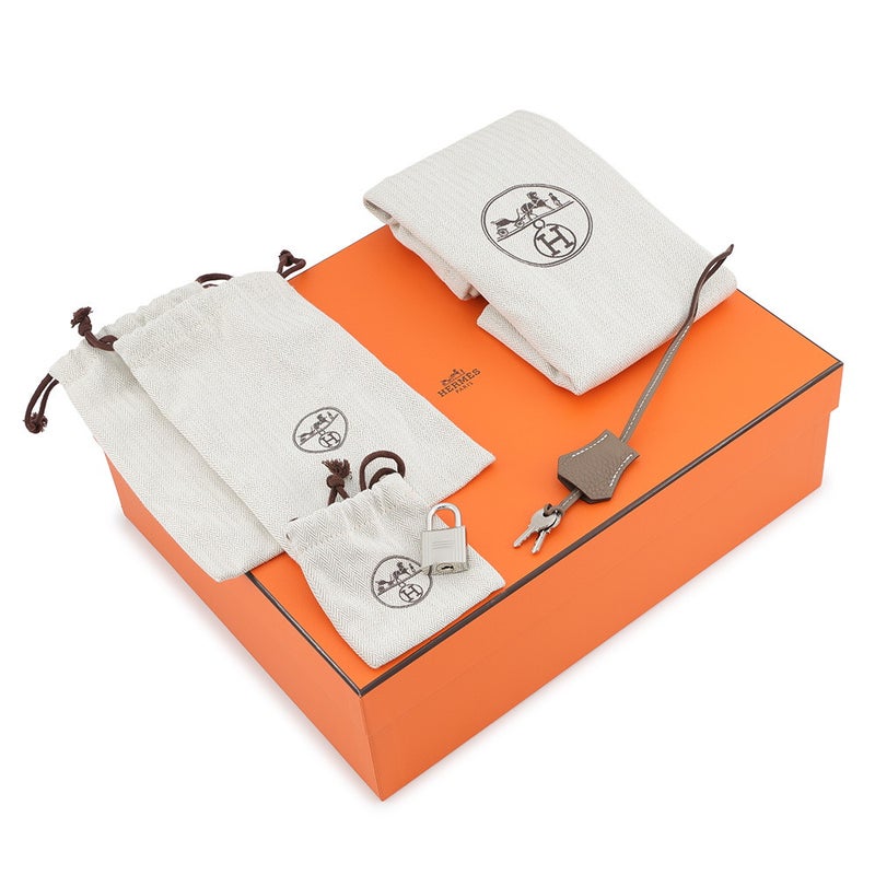 エルメス ケリーメッセンジャーPM エトゥープ/シルバー金具 エバーカラー G刻印 HERMES バッグ